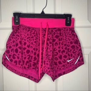 NIKE Pink Dri-FIT Shorts With POCKETS Small